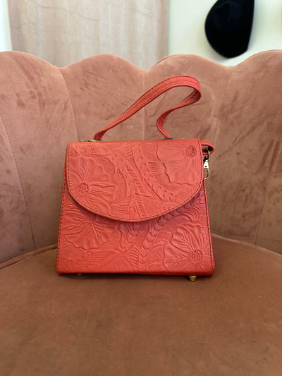 Small coral purse