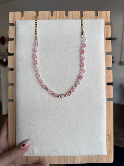 Pink necklace