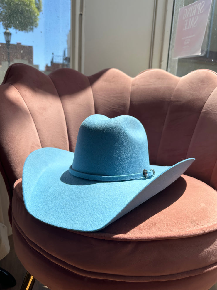 Blue Cowboy Hat