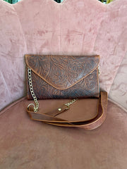 Small Tooled cross body